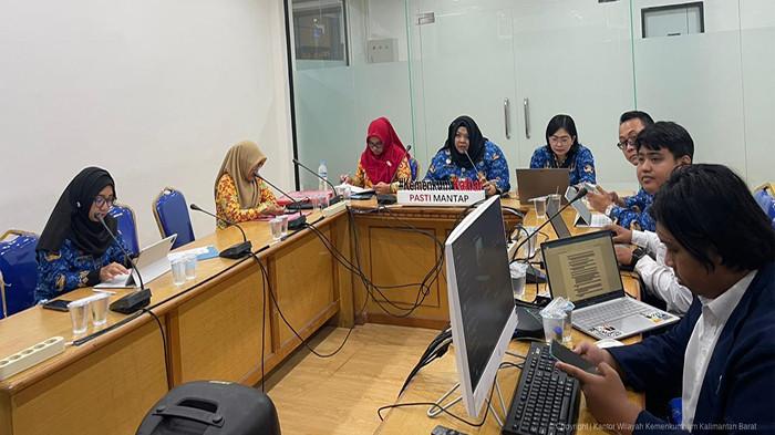 Kanwil Kemenkum Kalbar Gelar Rapat Harmonisasi Raperda Ketapang tentang Pemilihan Kepala Desa