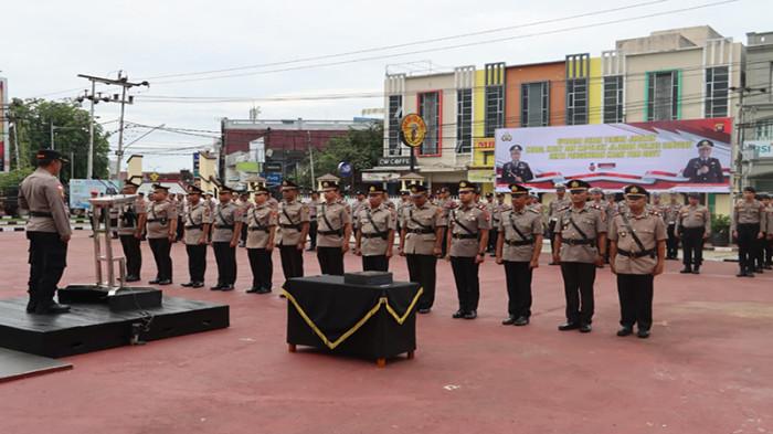 Polres Sanggau Gelar Sertijab Pejabat Utama Polres Sanggau dan Kapolsek Jajaran