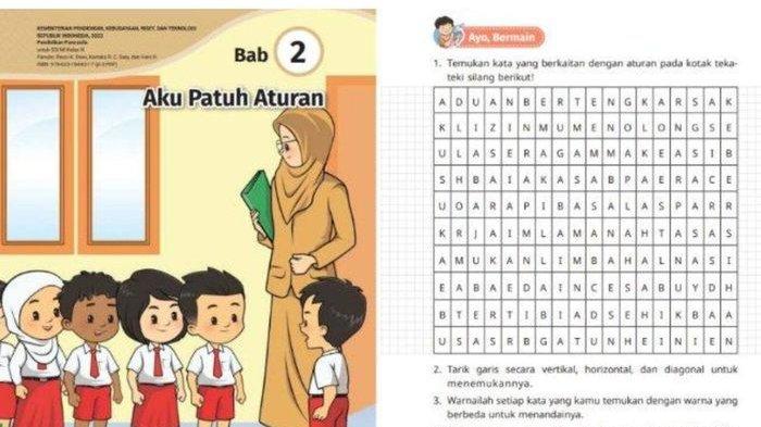 Kunci Jawaban Bahasa Indonesia Kelas 3 SD Kurikulum Merdeka, Menemukan Kosakata dari Kotak Teka-Teki