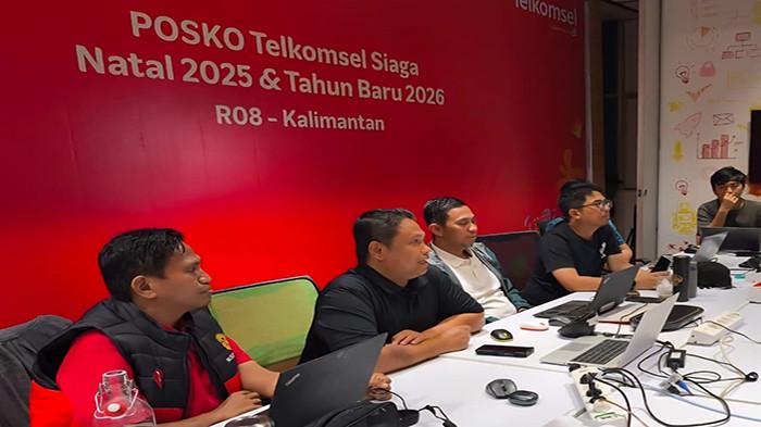 KONEKTIVITAS - Selama periode Natal 2025 dan Tahun Baru 2026 (NARU), Telkomsel sukses mengawal lonjakan lalu lintas data konektivitas yang signifikan di wilayah Kalimantan.