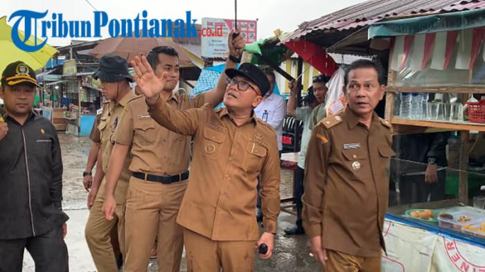 Bupati Sujiwo Siapkan Anggaran 1 Miliar Rupiah Tata Pasar Kakap Kubu Raya