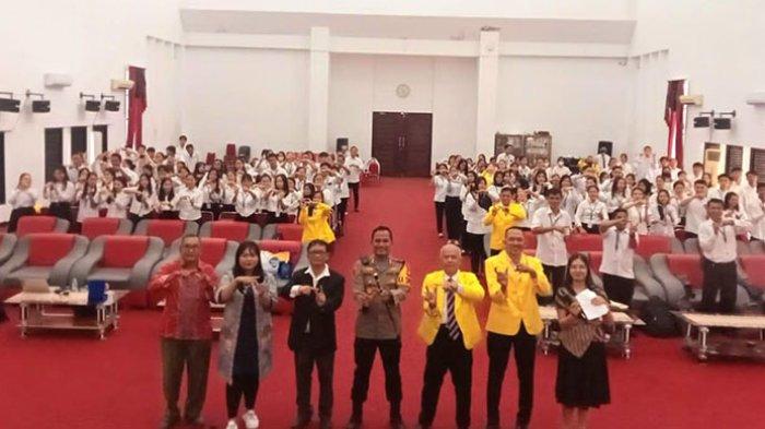 184 Mahasiswa Baru UT Landak Ikuti OSMB, Kapolres Sampaikan Kuliah Umum Bela Negara