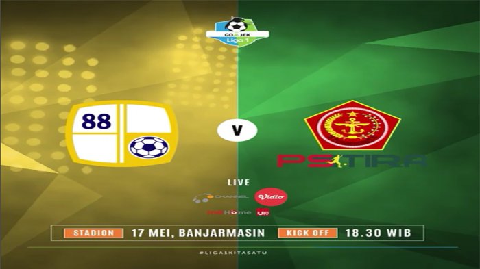 LIVE BOLA Streaming Barito Putera Vs PS Tira di O Channel Jam 18.30 WIB