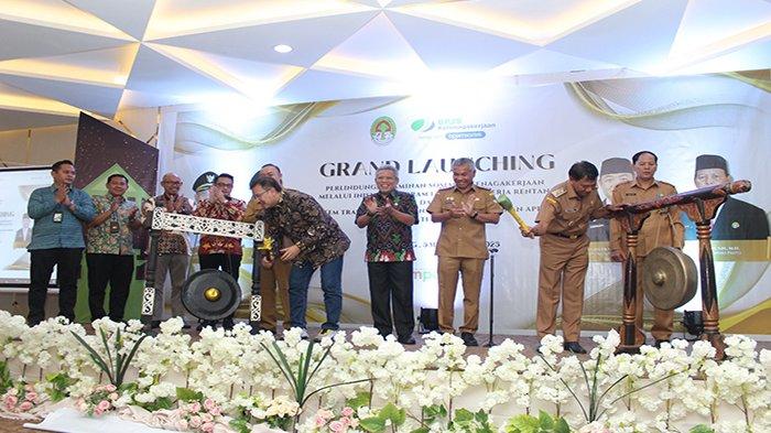 BPJS Ketenagakerjaan Ketapang Bersama Pemda Launching Perlindungan 1 Desa 100 Pekerja Rentan
