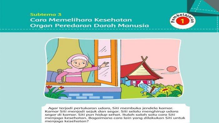 Kunci Jawaban Tema 4 Kelas 5 Halaman 95 - 99 Cara Memelihara Kesehatan Organ Peredaran Darah Manusia