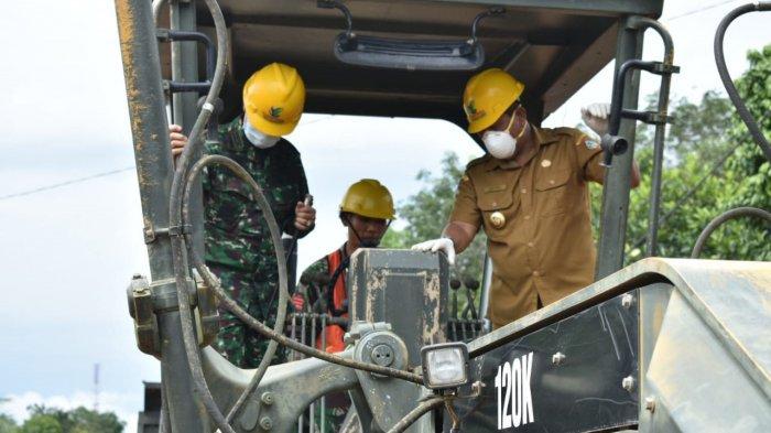 TNI Mulai Kerjakan Jalan Perawas, Target Selesai Agustus 2020