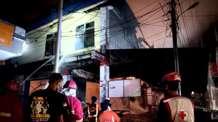 Tujuh Ruko di Pasar Bodok Sanggau Terbakar, Pemadaman Berlangsung Sekitar 3 Jam