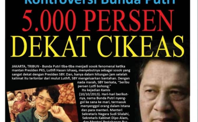 Hatta: 5.000 Persen Bunda Putri Orang Dekat Cikeas