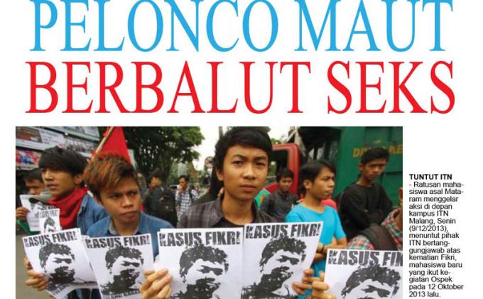 Pelonco Maut ala ITN yang Tewaskan Fikri Diwarnai Aksi Cabul