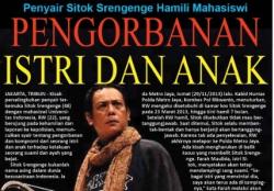 Penyair Sitok Srengenge Hamili Mahasiswi, Istri dan Anak Tetap Setia