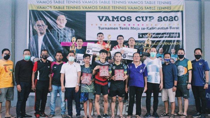 Vamos Pontianak Sukses Gelar Turnamen Tenis Meja Se-Kalbar, Liang Seng: Saya Mendukung Penuh