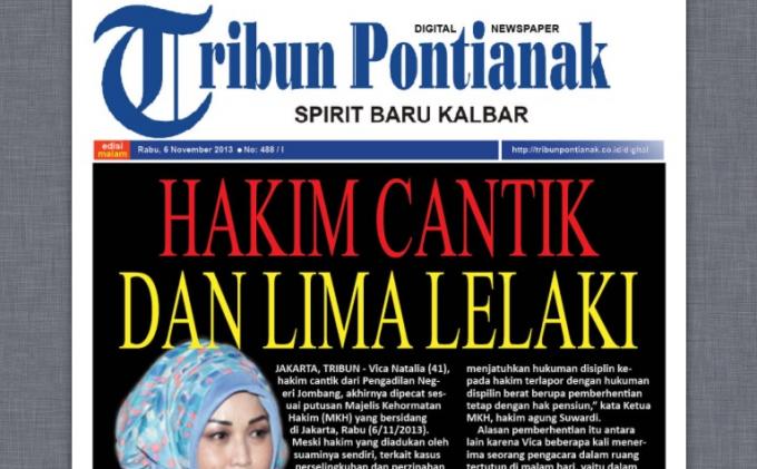 Hakim Cantik Vica Natalia Dipecat, Mohon Maaf Lewat BBM