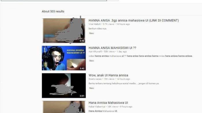 Link Video Mesum Diperbandingkan, Mukanya Ada Dua! Yang Mana Hanna Anisa?