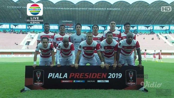 Hasil Akhir PSS Sleman Vs Madura United dan Cuplikan Gol Piala Presiden 2019