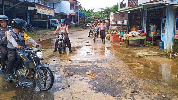 Banjir di Rawak Hulu dan Selintah Mulai Surut, Ini Imbauan Kapolsek pada Warga