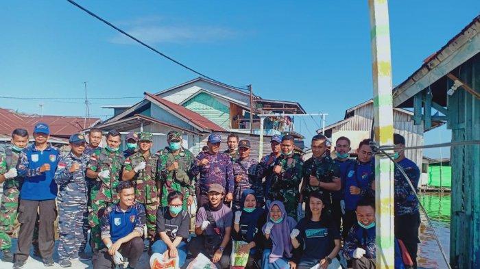 Prajurit Lantamal XII Pontianak Turut Serta Ikuti Kegiatan Peringati National Waste Day