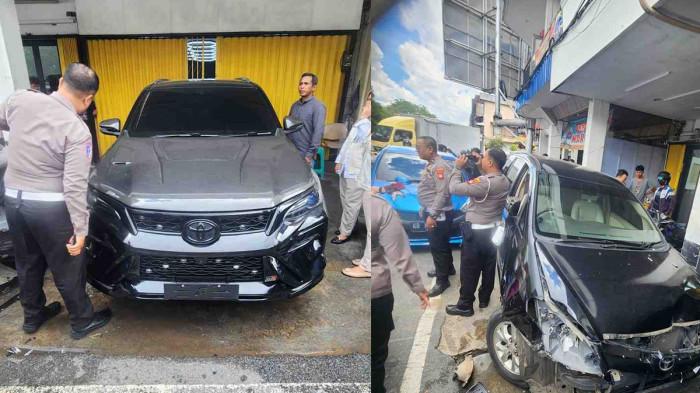 LAKA BERUNTUN PONTIANAK - Polisi melakukan penanganan kecelakaan lalu lintas di Jalan Diponegoro depan bengkel Otopia, Kecamatan Pontianak Kota, Pontianak pada Senin 18 Mei 2026 pukul 11.00 WIB lalu. Polisi berhasil mengungkap identitas pengemudi dan kronologi.