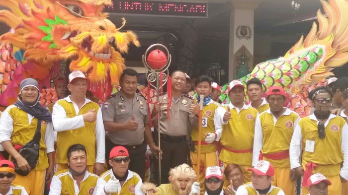 Polsek Pontianak Utara Kawal Naga BPAS Siantan