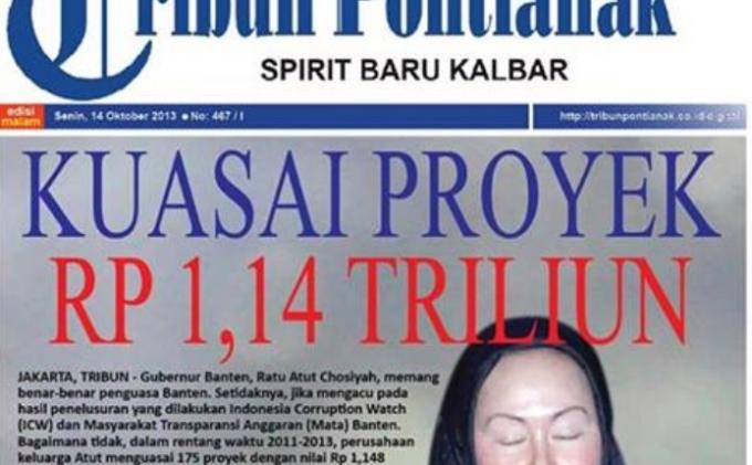 Ratu Atut Kuasai Proyek di Banten Rp 1,1 Triliun