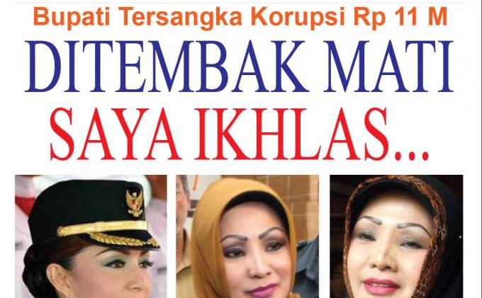 Bupati Rina Iriani: Ditembak Mati pun Saya Ikhlas