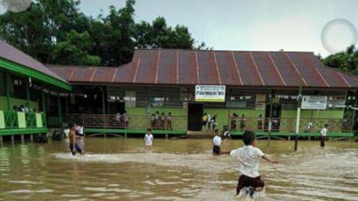 Desa Temuyuk Terendam Banjir, Sekolah Diliburkan