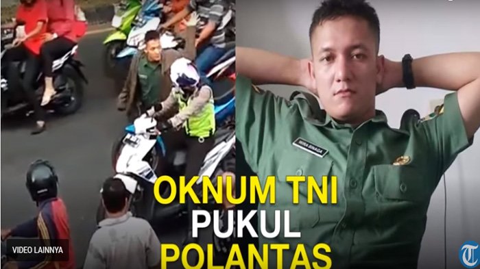 Oknum TNI Tampar Polisi - Ini Videonya dari Dua Sisi Berbeda, Kapolres pun Angkat Bicara