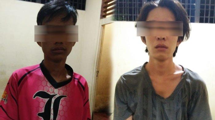 Rampas Tas Dengan Keluarkan Sajam, Unit Reskrim Polsek Singkawang Tangkap 2 Tersangkanya