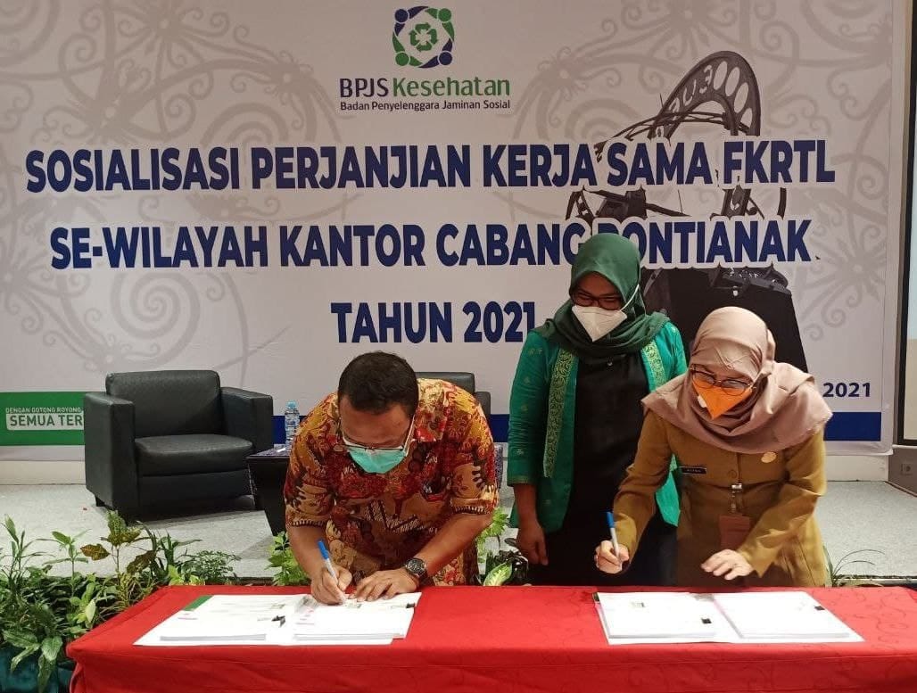 Perluas Layanan Kesehatan, 37 FKRTL di Pontianak Teken Kerja Sama dengan BPJS Kesehatan