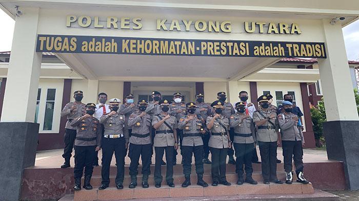 Kapolres Arief Hidayat Pimpin Sertijab PJU, Kompol Adi Nugroho Jabat Waka Polres Kayong Utara