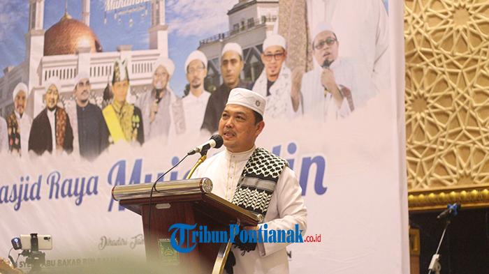 Pesan Wagub Ria Norsan pada Tabligh Akbar Maulid Nabi Muhammad SAW