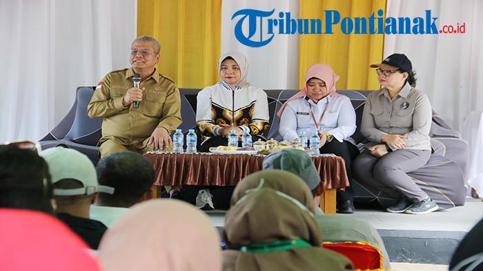 Harisson dan Windy Turun Langsung Edukasi Gizi Cegah Stunting di Puskesmas Tumbang Titi Ketapang