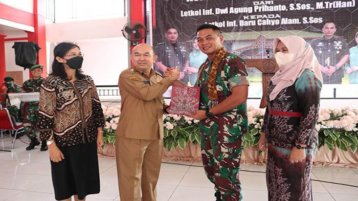Pj Bupati Landak Pisah Sambut Bersama Dandim 1201/Mempawah