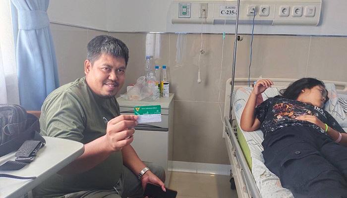Sang Anak Dirawat di Rumah Sakit Singkawang, Agus Puas Pada Pelayanan Program JKN