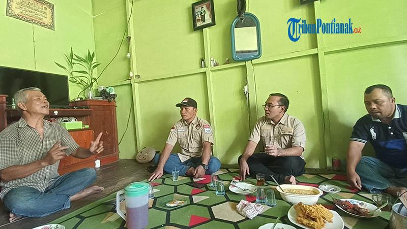 Perjuangkan Sertifikat Tanah, Ketua Komisi II DPRD Temui Warga Trans Desa Sebunga Sajingan Besar