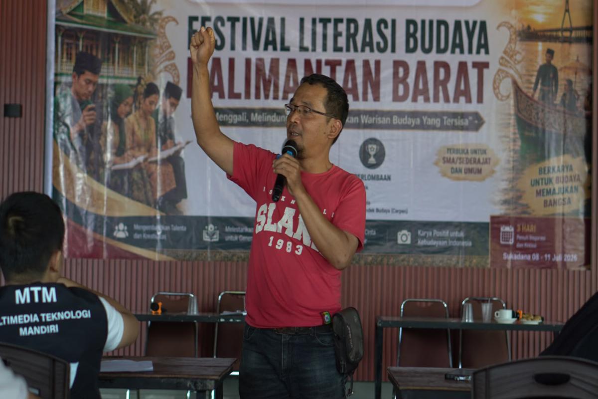Puji Antusiasme Generasi Muda, Amrin Zuraidi Harapkan Festival Literasi Budaya Merata di Kalbar - Tribunpontianak.co.id