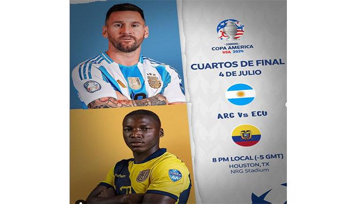 Hasil Argentina vs Ekuador Live Sekarang 8 Besar Copa America 2024, Lionel Messi Cs Masih Buntu