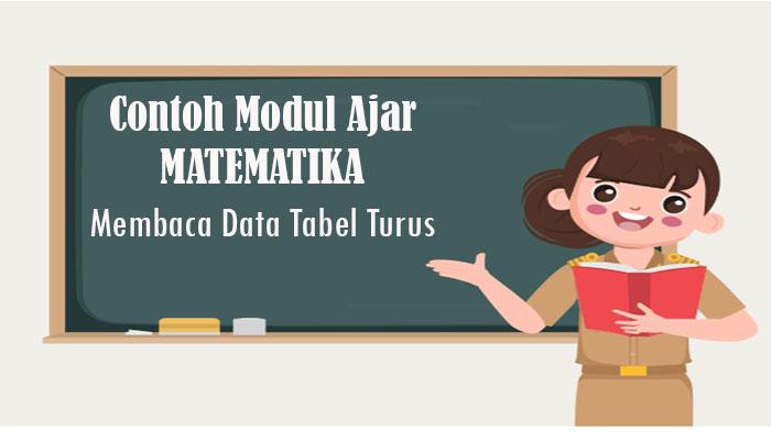 CONTOH Modul Ajar Deep Learning, Matematika Kelas 1 - 2 SD Membaca Data Tabel Turus