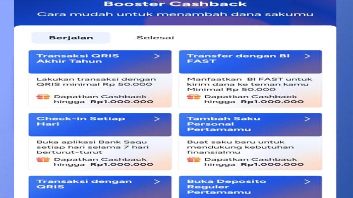 Penghasilan dari Kode Pendaftaran Bank Saqu dan Fitur Layanan Serba Gratis