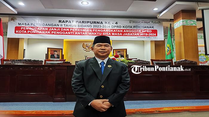 Bie Men Resmi Dilantik Sebagai Anggota DPRD Kota Pontianak PAW Sisa Masa Jabatan 2019-2024