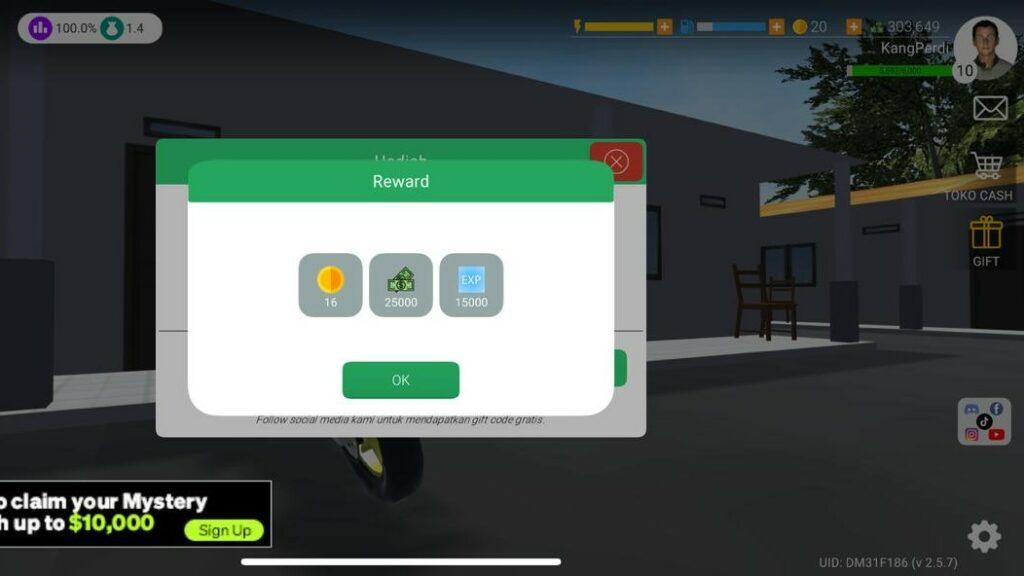 Bocoran Kode Redeem Ojol The Game 18 Maret 2025 Lengkap Kumpulan Gift Code Terbaru OTG CodeXplore