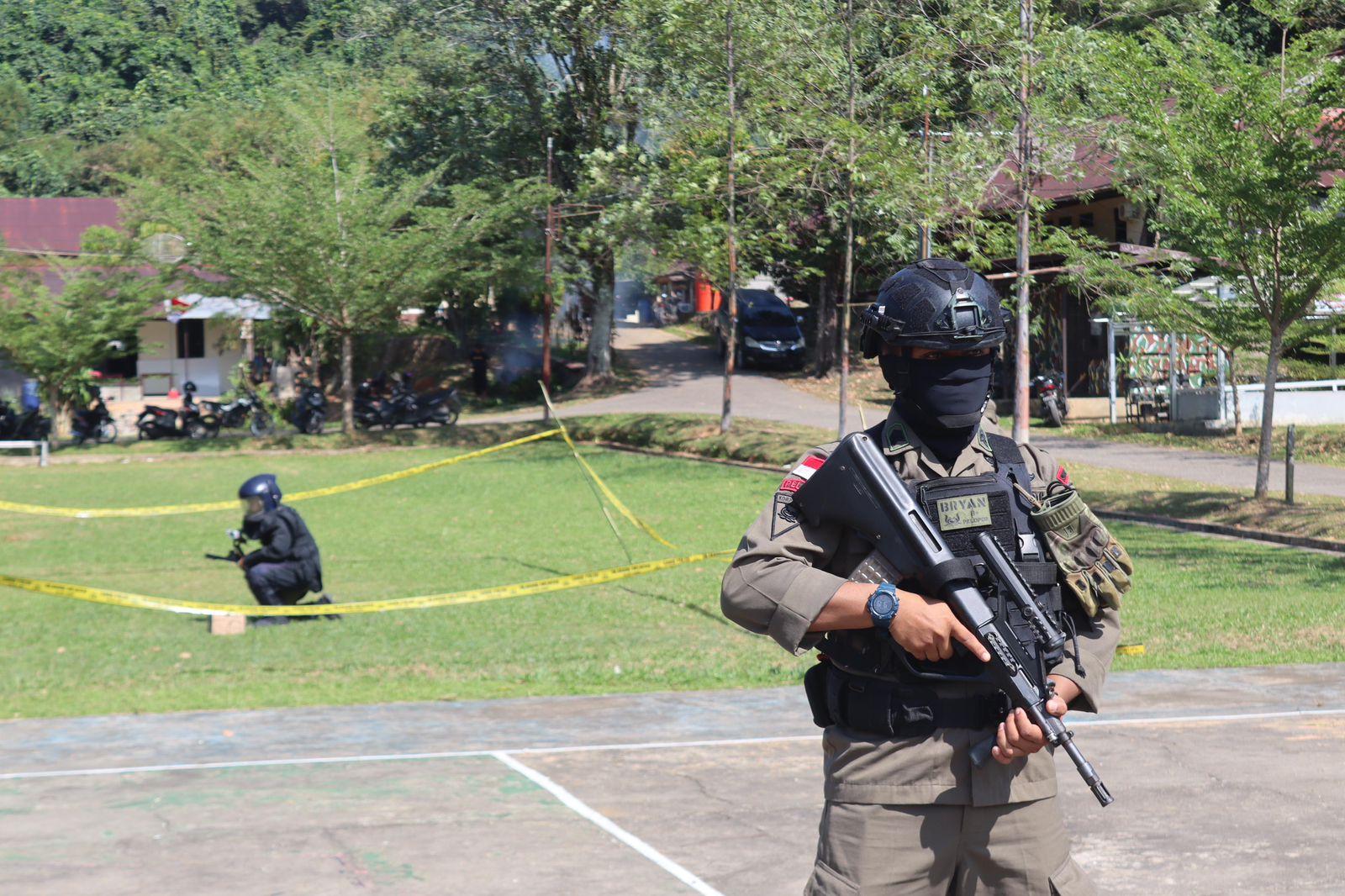 Satbrimob Polda Kalbar Terus Melaksanakan Latihan Mengantisipasi Kesalahan Prosedur dalam Bertugas