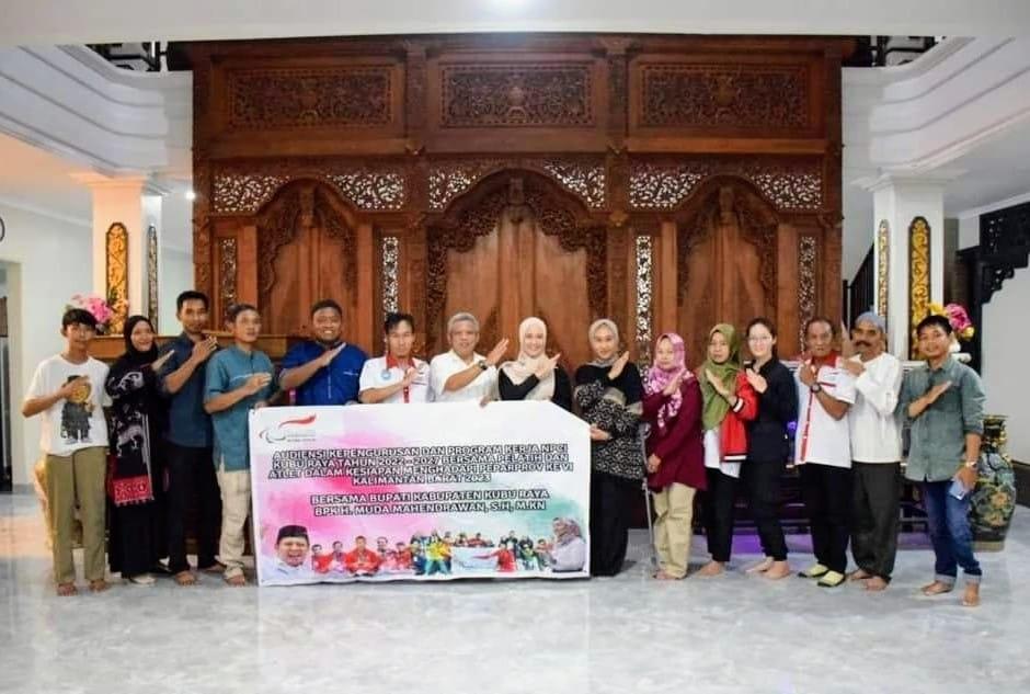 Bupati Muda Bangga dengan Prestasi Atlet Difabel Kubu Raya