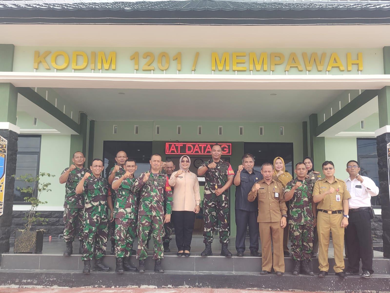 Hadiri Halal Bihalal Kodim 1201/Mph, Bupati Mempawah: Ajang Pererat Sinergi dan Komunikasi