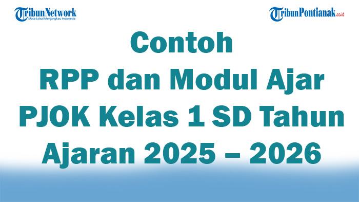Contoh RPP dan Modul Ajar PJOK Kelas 1 SD Tahun Ajaran 2025 – 2026 Semester 1