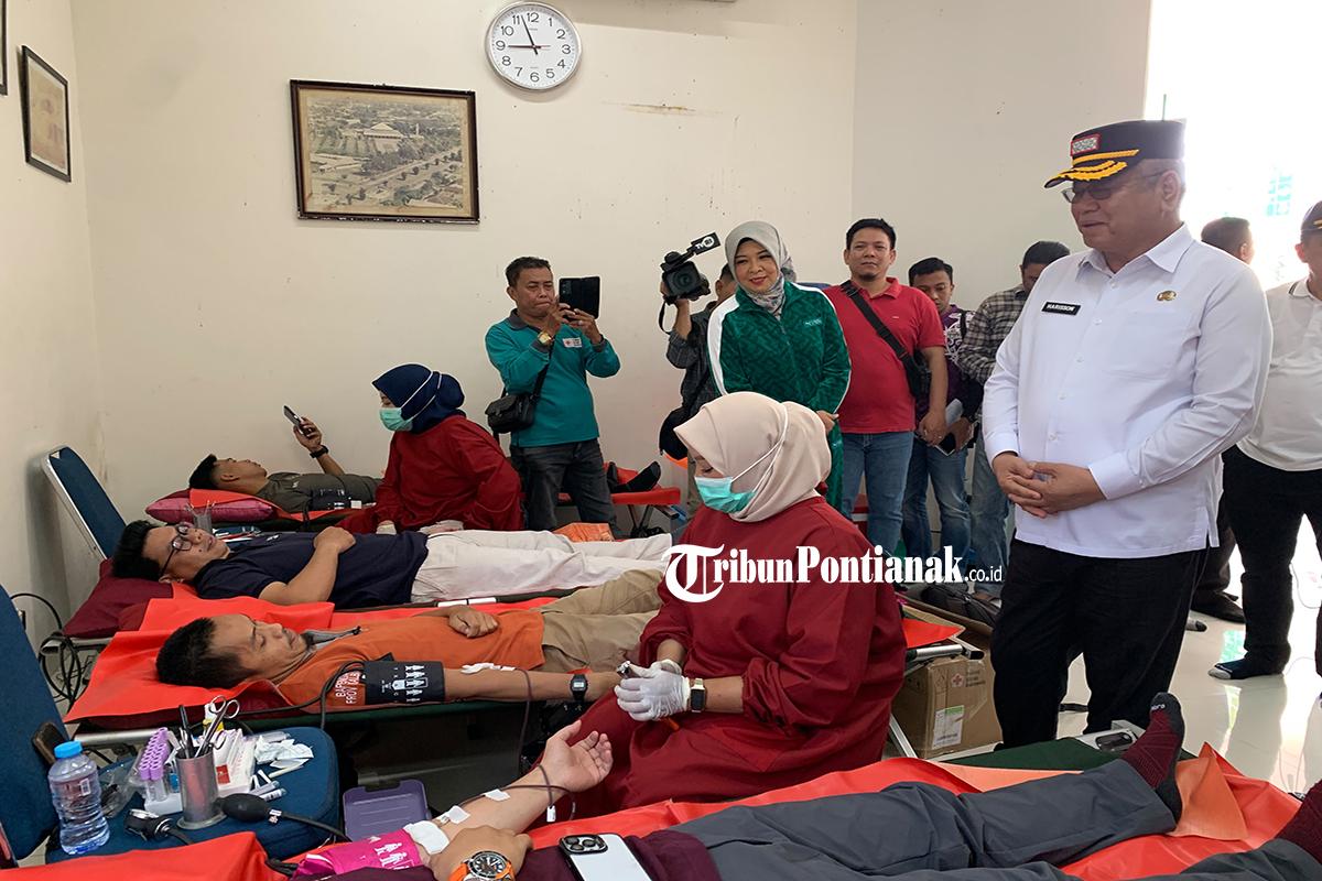 Dukung Gerakan Indonesia ASRI, Pemprov Kalbar Gelar Pasar Murah Hingga Aksi Donor Darah ASN Peduli - Tribunpontianak.co.id