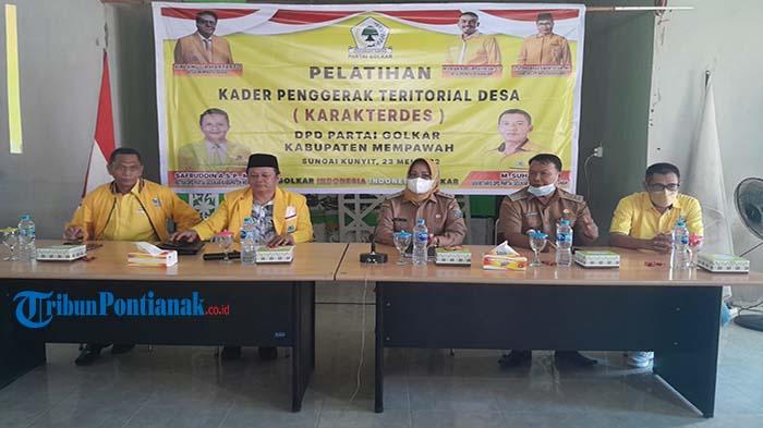 Persiapan Hadapi Pesta Demokrasi 2024, DPD Partai Golkar Mempawah Adakan Pelatihan Karakterdes