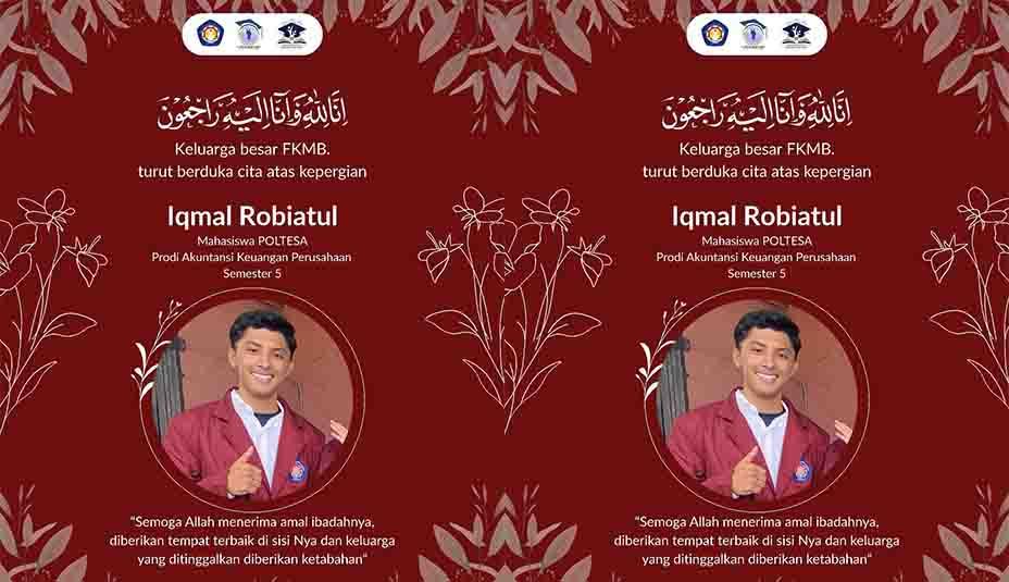 Mahasiswa Poltesa Iqmal Robiatul Meninggal Tertabrak Truk Sawit di Sambas