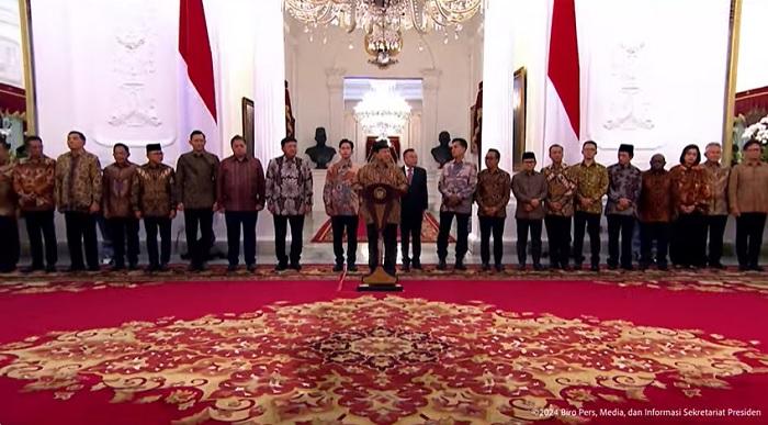 DAFTAR Lengkap Nama Menteri Probowo Gibran Kabinet Merah Putih Mulai Bekerja Senin 22 Oktober 2024