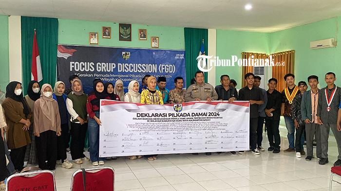 KNPI Kubu Raya Gelar FGD dan Deklarasi Pilkada Damai 2024, Libatkan Pemuda Dalam Mengawasi