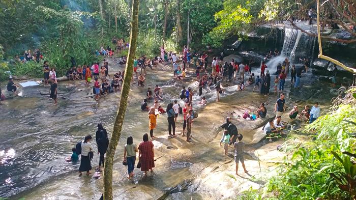 Pengunjung ODTW Pancur Aji Sanggau Pada 1 Januari 2023 Capai 4.000 Orang